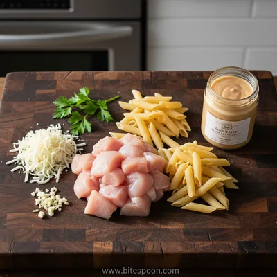 The Best Easy Chicken Pasta Bake Recipe - cooking process
