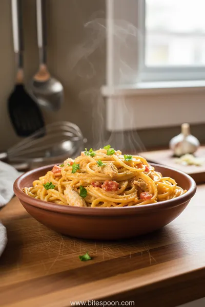 Quick and Easy Chicken Spaghetti
