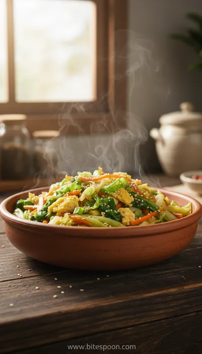 Chinese Cabbage and Egg Stir-Fry Recipe
