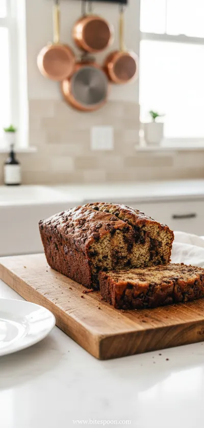 Moist Chocolate Chip Banana Bread