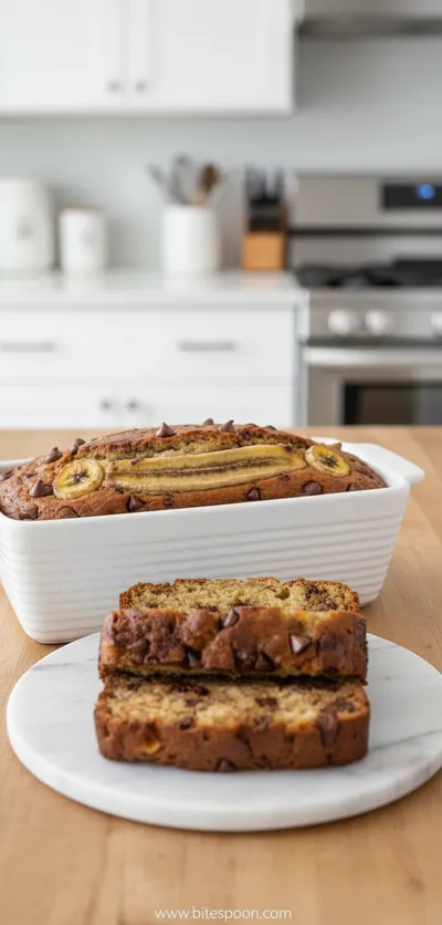 Chocolate Chip Banana Bread – Easy Quick Recipe