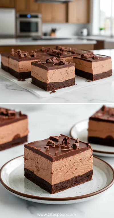 Chocolate Mousse Brownies – Creamy Decadent Snack