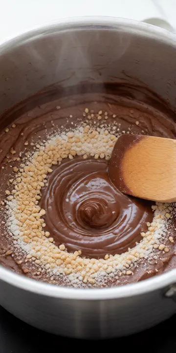 Chocolate Protein S’mores Bowl - ingredients preparation