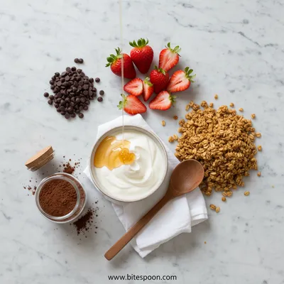 Chocolate Strawberry Yogurt Clusters Recipe - cooking process