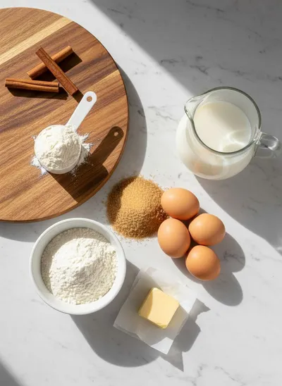 Cinnamon Roll Protein Crepes - cooking process