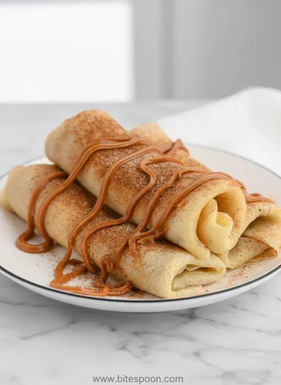 Cinnamon Roll Protein Crepes