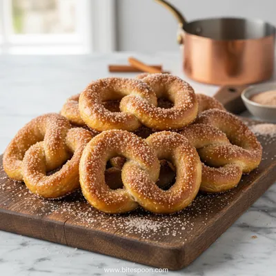 Cinnamon Sugar Soft Pretzels