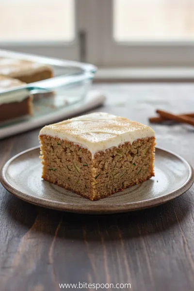 Cinnamon Zucchini Cake Recipe - ready to serve