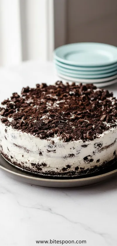 Cookies and Cream Ice Cream Cake