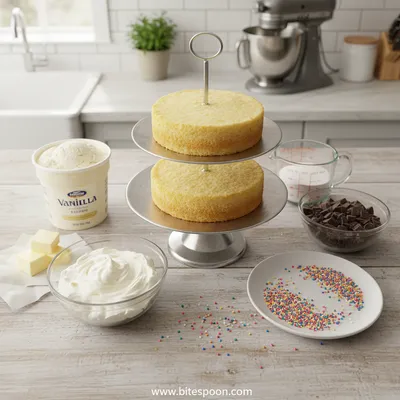 Copycat Dairy Queen Ice Cream Cake – Creamy Birthday Treat - cooking process