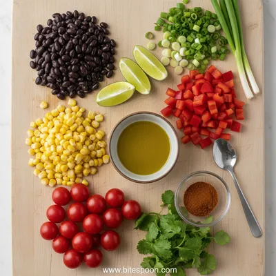 Cowboy Caviar Recipe – Easy Fresh Snack - cooking process