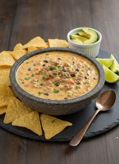 Cowboy Queso: Quick & Easy Cheese Dip - ready to serve