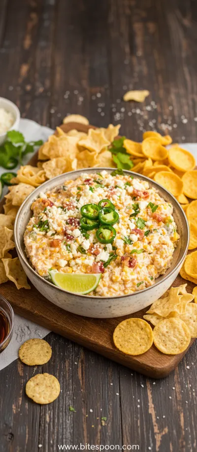 Crack Corn Dip Recipe - ready to serve