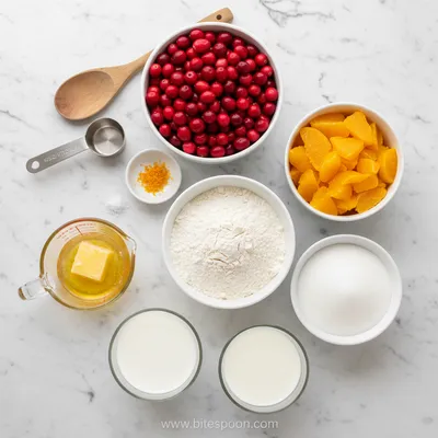 Cranberry Orange Muffins - cooking process