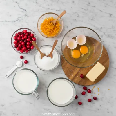 Cranberry Orange Muffins - cooking process