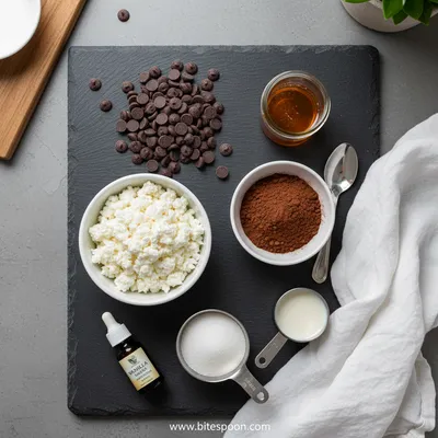 Creamy Chocolate Cottage Cheese Ice Cream - cooking process