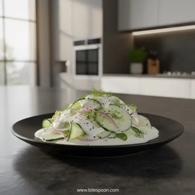 Creamy Cucumber Salad – Fresh Easy Snack