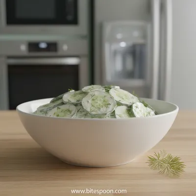 Creamy German Cucumber Salad