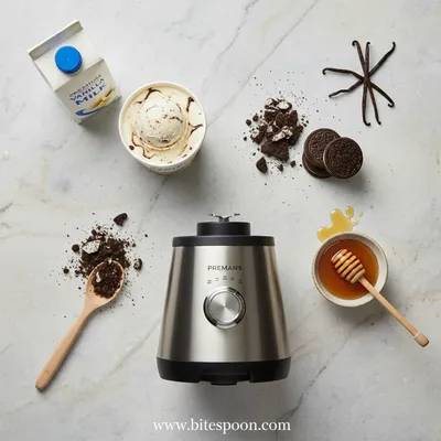 Creamy Oreo Smoothie Recipe - cooking process