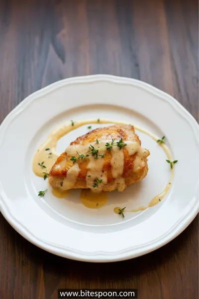 Creamy Oven Baked Chicken Thighs Recipe - ready to serve