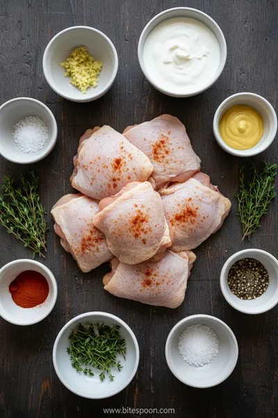 Creamy Oven Baked Chicken Thighs Recipe - cooking process