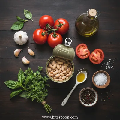 Creamy Tomato White Bean Stew Recipe - cooking process