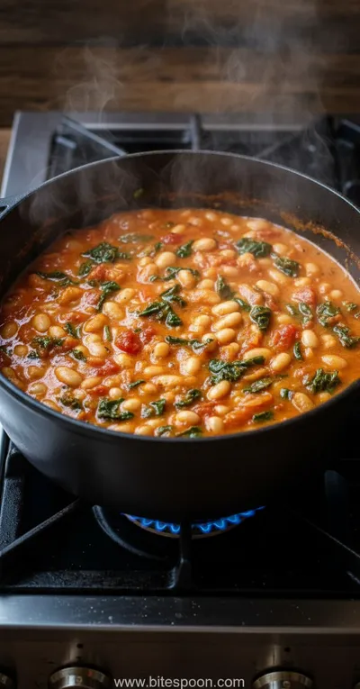 Creamy Tomato White Bean Stew Recipe - ingredients preparation