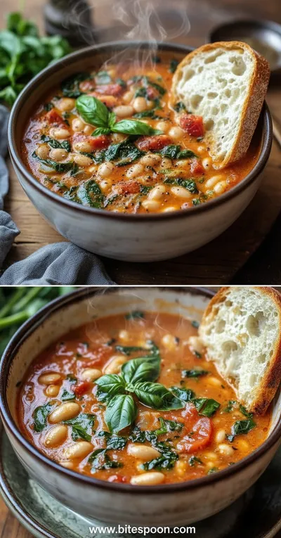 Creamy Tomato White Bean Stew Recipe