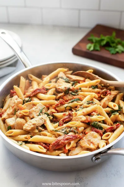 Creamy Tuscan Chicken Pasta Recipe