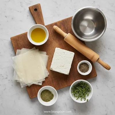 Crispy Feta Rolls – Oven‑Baked Snack - cooking process