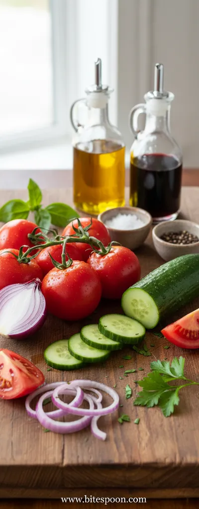 Cucumber and Tomato Salad – Quick & Easy Snack - cooking process