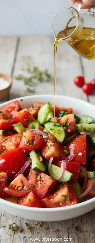 Cucumber and Tomato Salad – Quick & Easy Snack