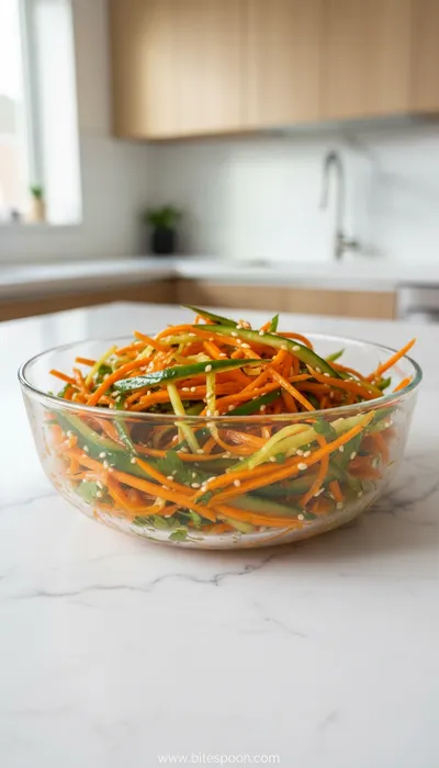 Cucumber Carrot Salad – Fresh & Crunchy Snack