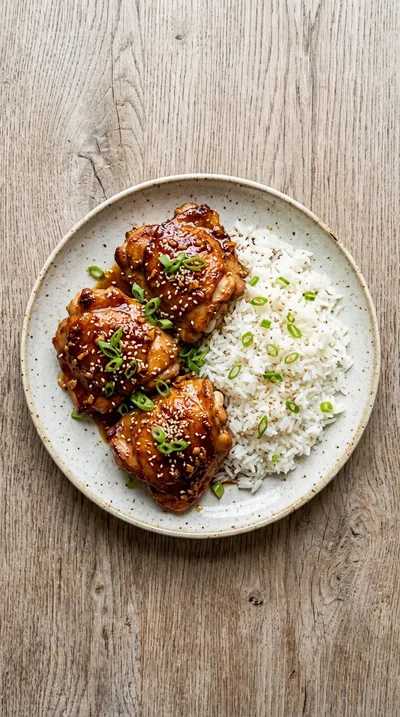 Honey Garlic Chicken Thighs – Juicy Boneless Recipe - cooking process