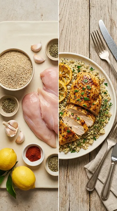 Oven Baked Chicken Breast Recipe - ready to serve