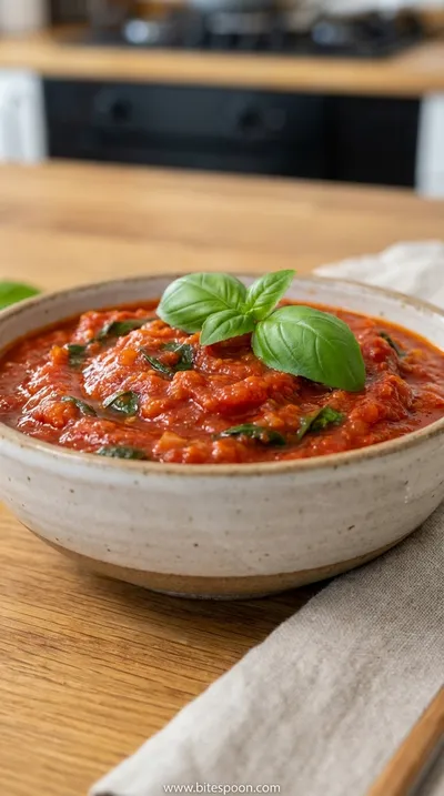 Easy Marinara Sauce Recipe: Quick Homemade Italian Sauce - ready to serve