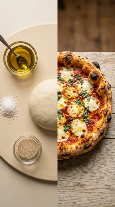 Crispy Chewy Bubbly Artisan Pizza Dough - ready to serve