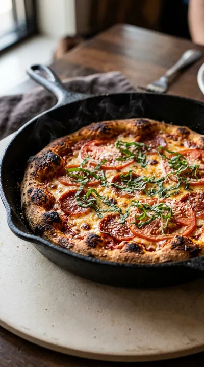 Sourdough Pizza Crust Cast Iron