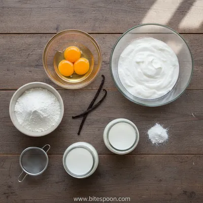 Traditional Fluffy Japanese Souffle Pancakes - cooking process