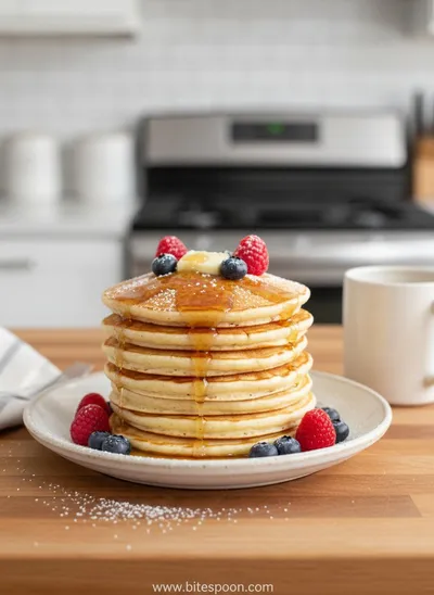 Fluffy Pancake Recipe - ready to serve