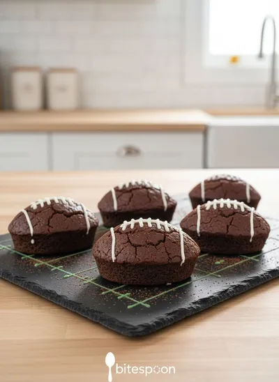 Football Brownies – Fudgy Game Day Treat
