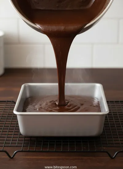 Football Brownies – Fudgy Game Day Treat - cooking process