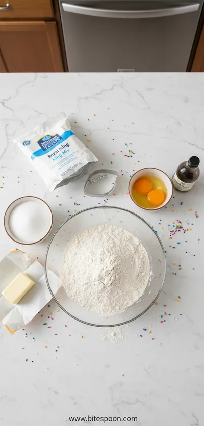 Football Stadium Sugar Cookies Recipe - cooking process