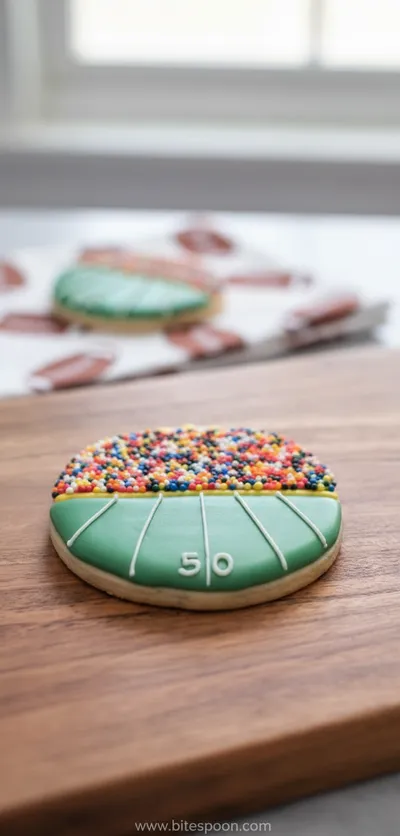 Football Stadium Sugar Cookies Recipe