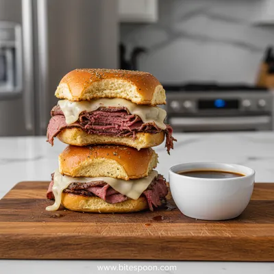 Easy French Dip Sliders – Quick Party Snack