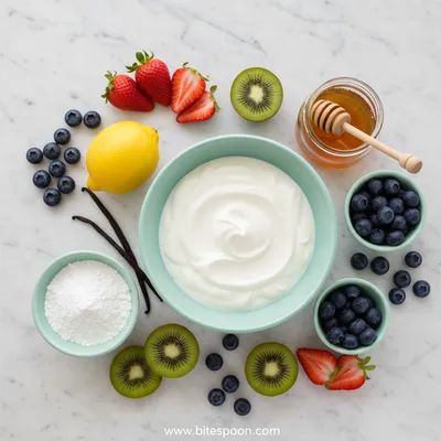 Fruit Dip Recipe – Quick & Easy Snack - cooking process