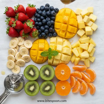 The Very Best Fruit Salad - cooking process