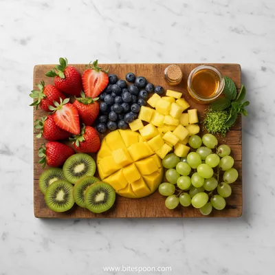 Secret Ingredient Fruit Salad - cooking process