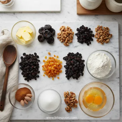 Easy Traditional Fruitcake Recipe That Stays Moist - ingredients preparation
