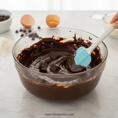 Fudgy Protein Brownies - ingredients preparation